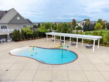 Our apartments showcase a swimming pool